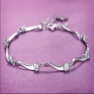 🌟 Sterling Silver 925 CZ Bracelet Diamond tennis bracelet